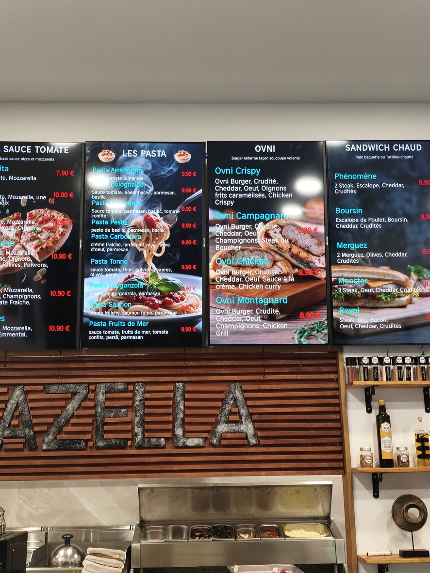 Tazella menu 2