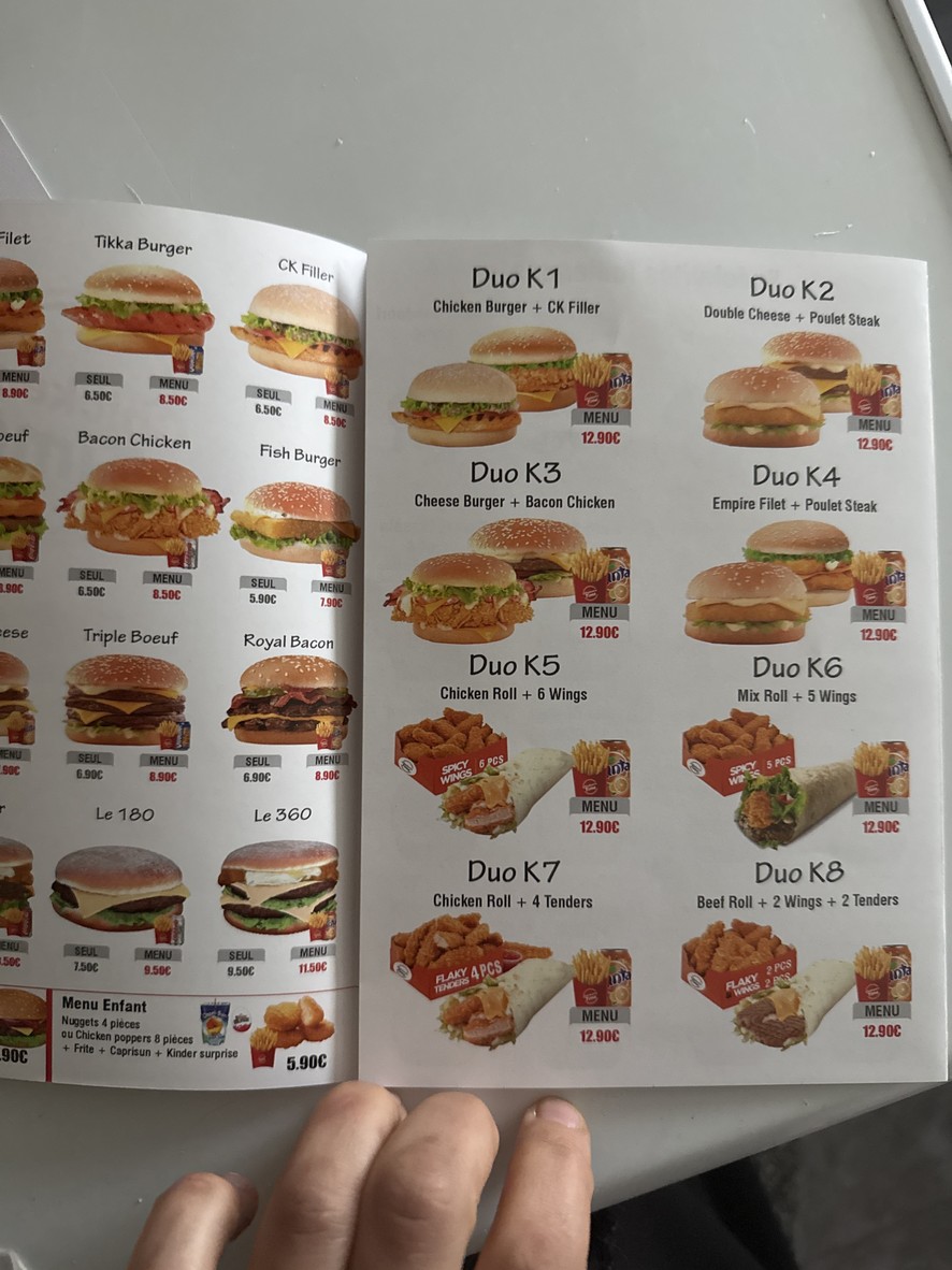 Chicken’s Time menu 3