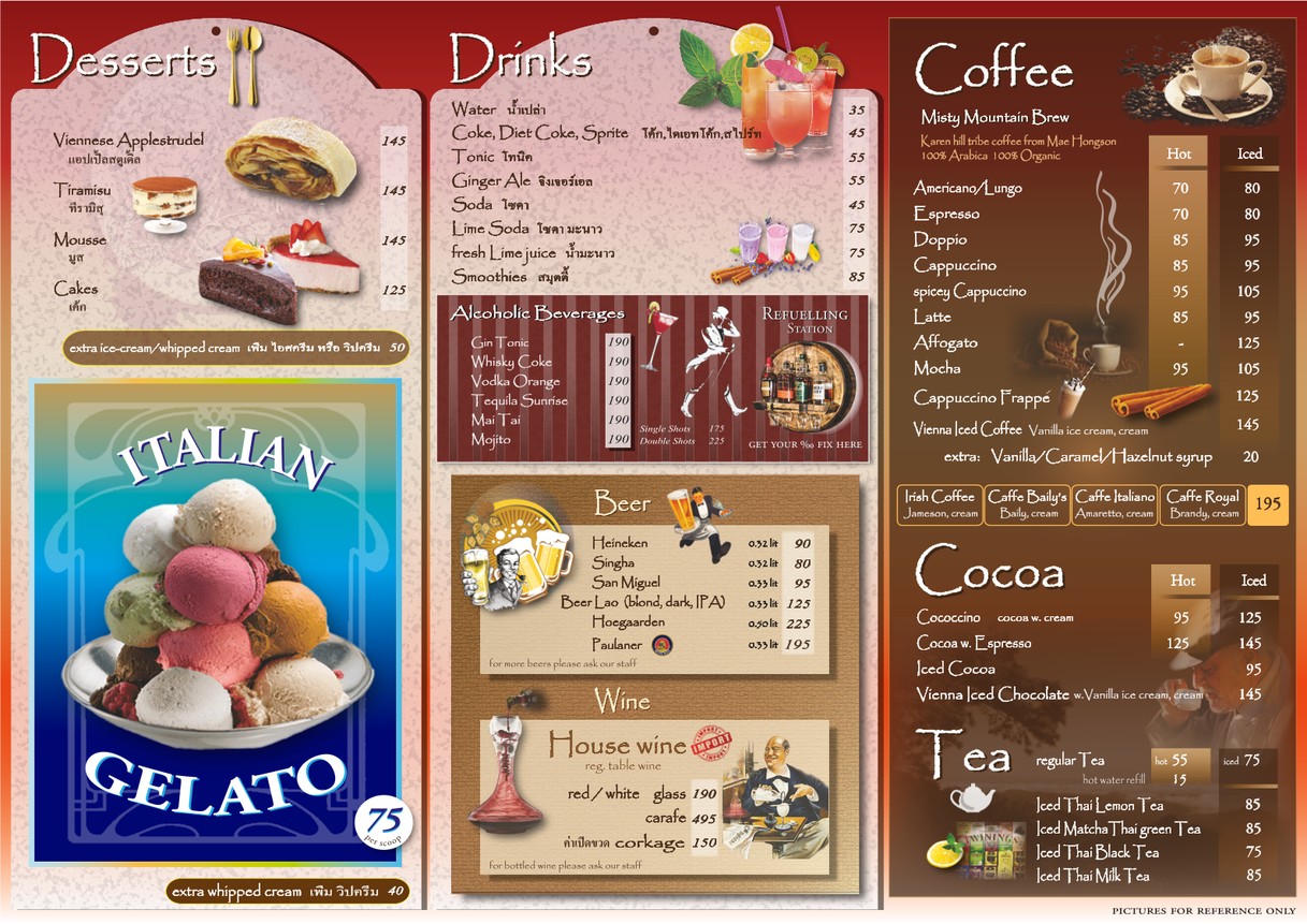 بريمافيرا كافيه menu 2