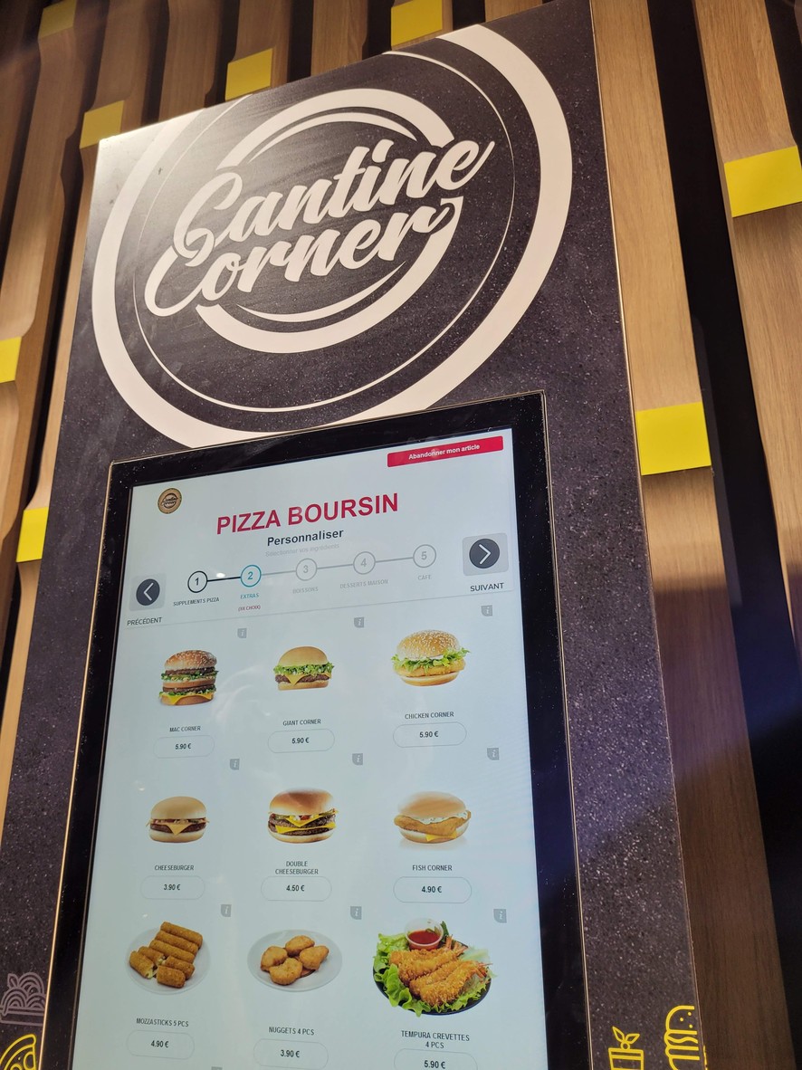Cantine Corner menu 1