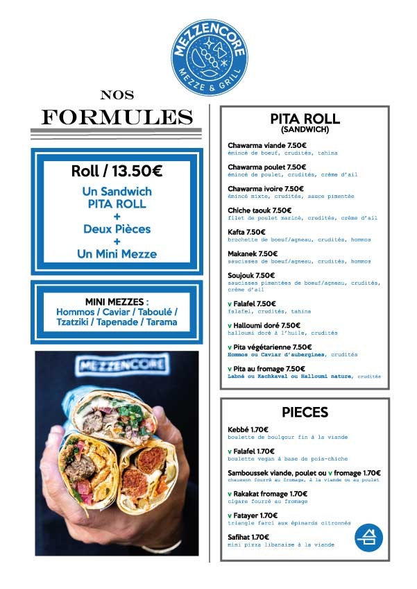 Mezzencore menu 1