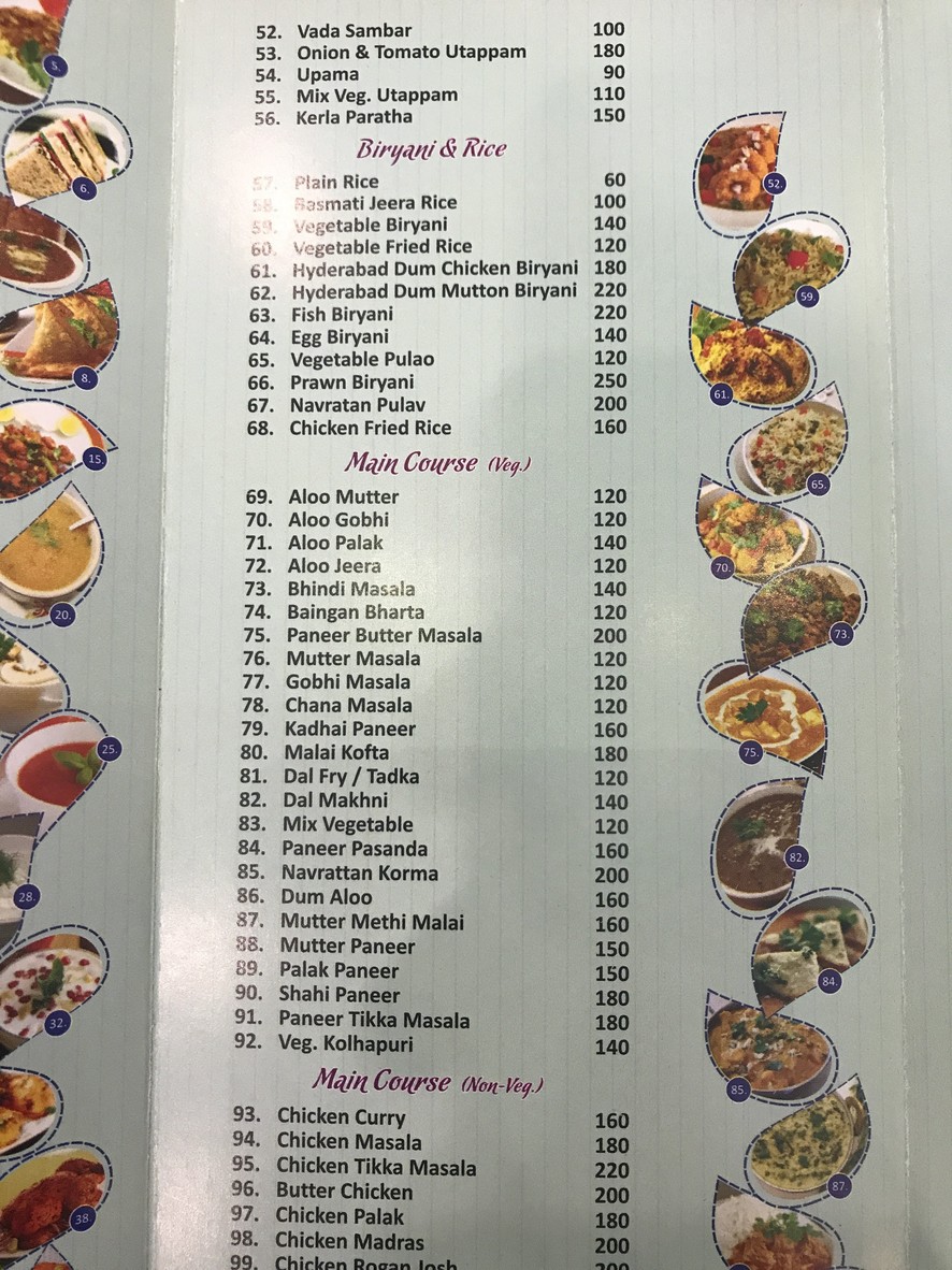 Andhra India Food menu 3