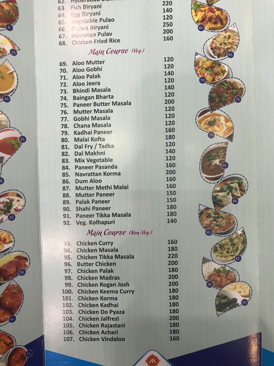 Andhra India Food menu 4