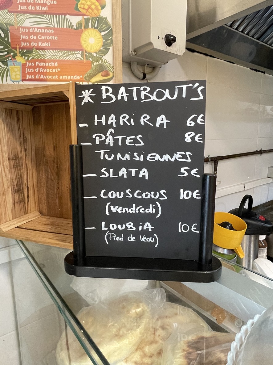 BATBOUT’S menu 3