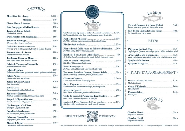 L'Escargot Bistro