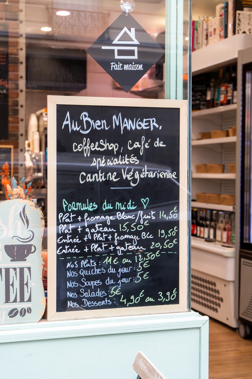 Au Bien Manger Finesse Et Gourmandise menu 1