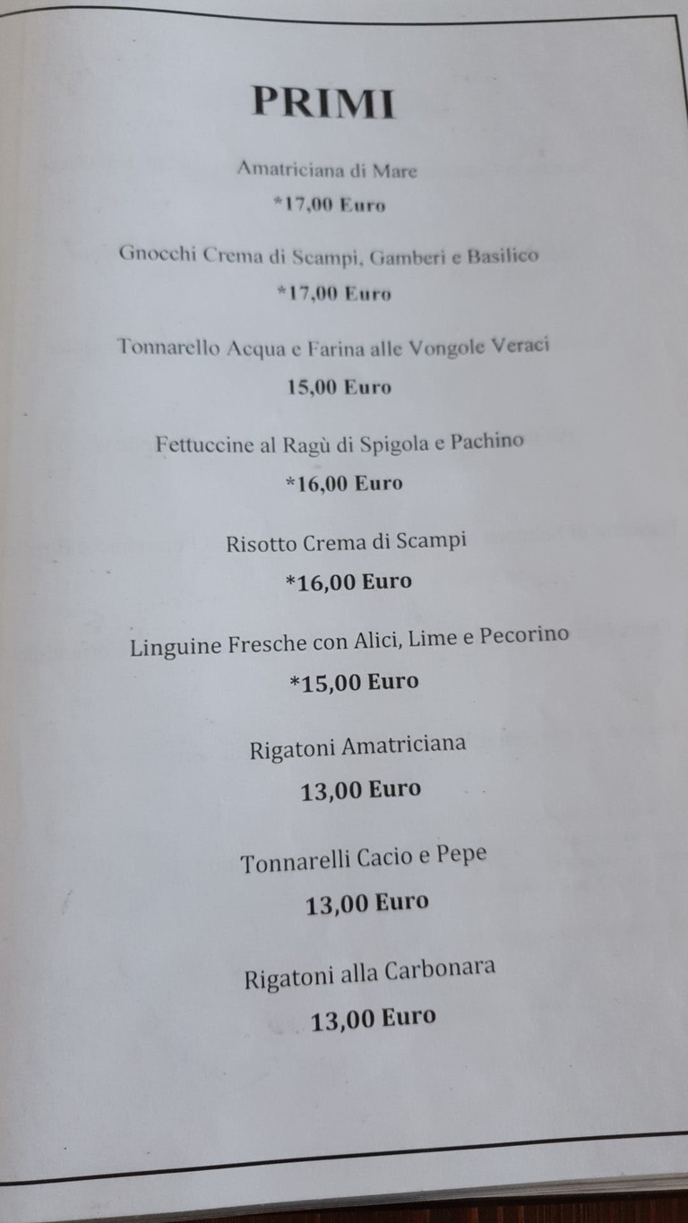 Voice Restaurant menu 2