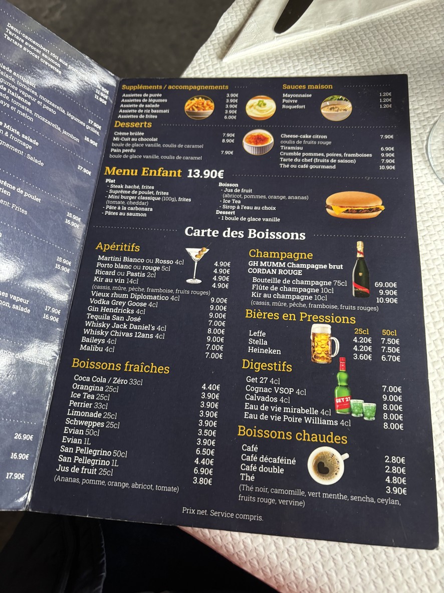 La Maison du Boulevard menu 2