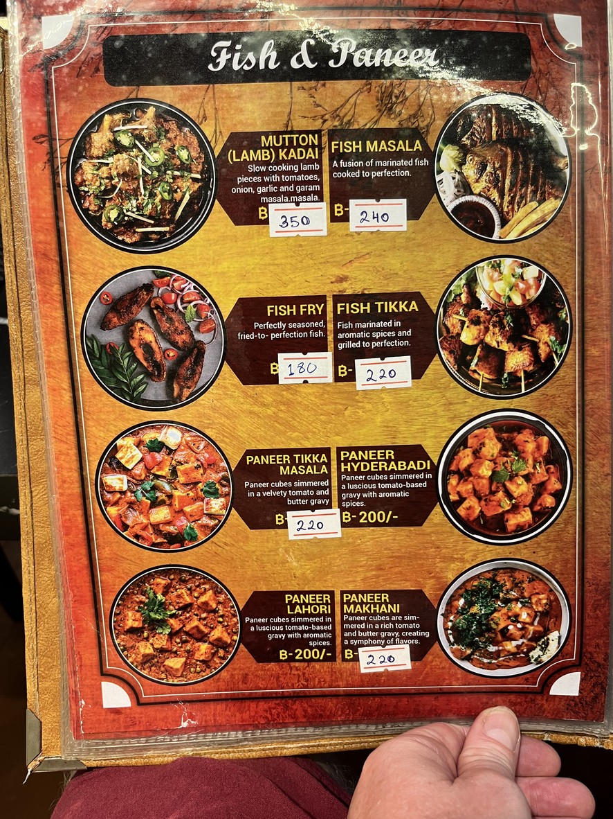 Herbs & spices indian restaurant menu 2