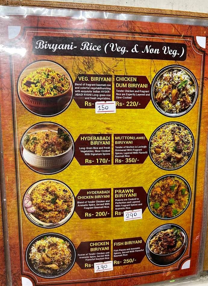 Herbs & spices indian restaurant menu 3