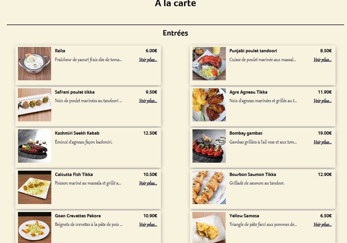 Durbar Restaurant & Bar menu 1