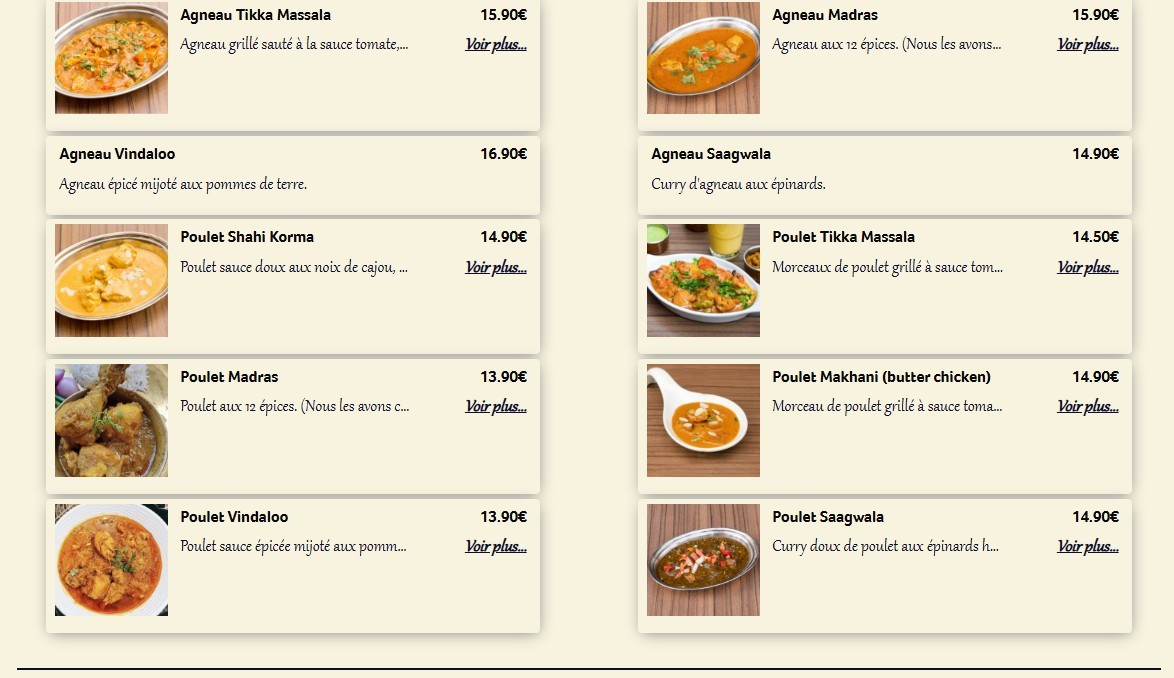 Durbar Restaurant & Bar menu 2