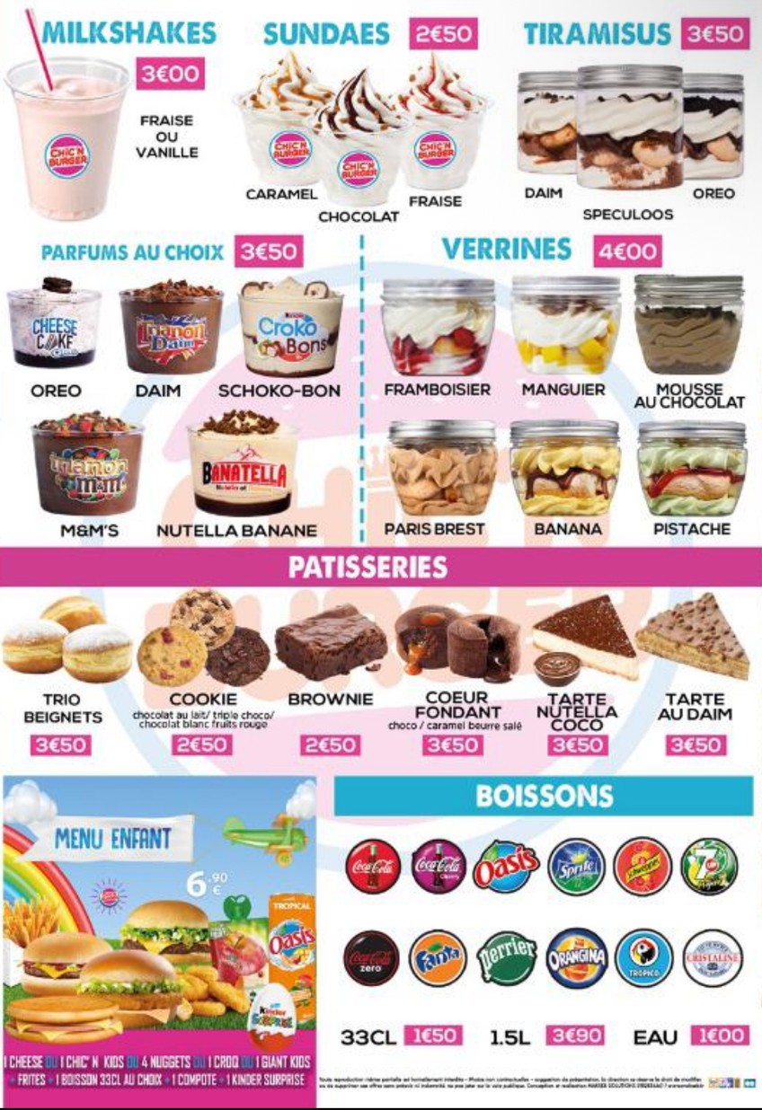 Chic'N Burger menu 5