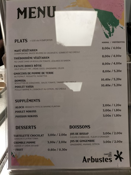 La Cantine des Arbustes
