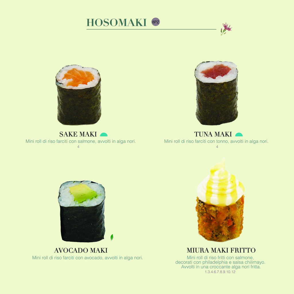 Fucina - Sushi all you can eat menu 3