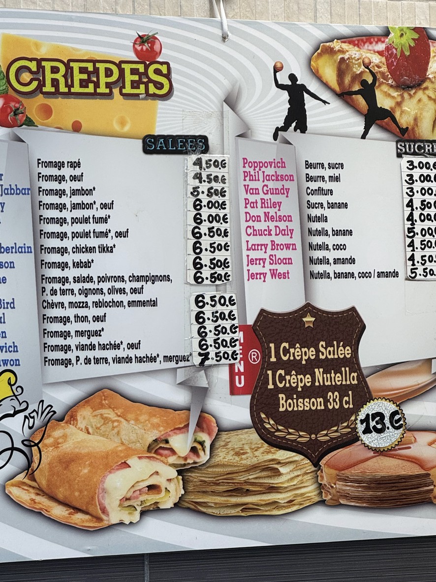 All Star menu 1