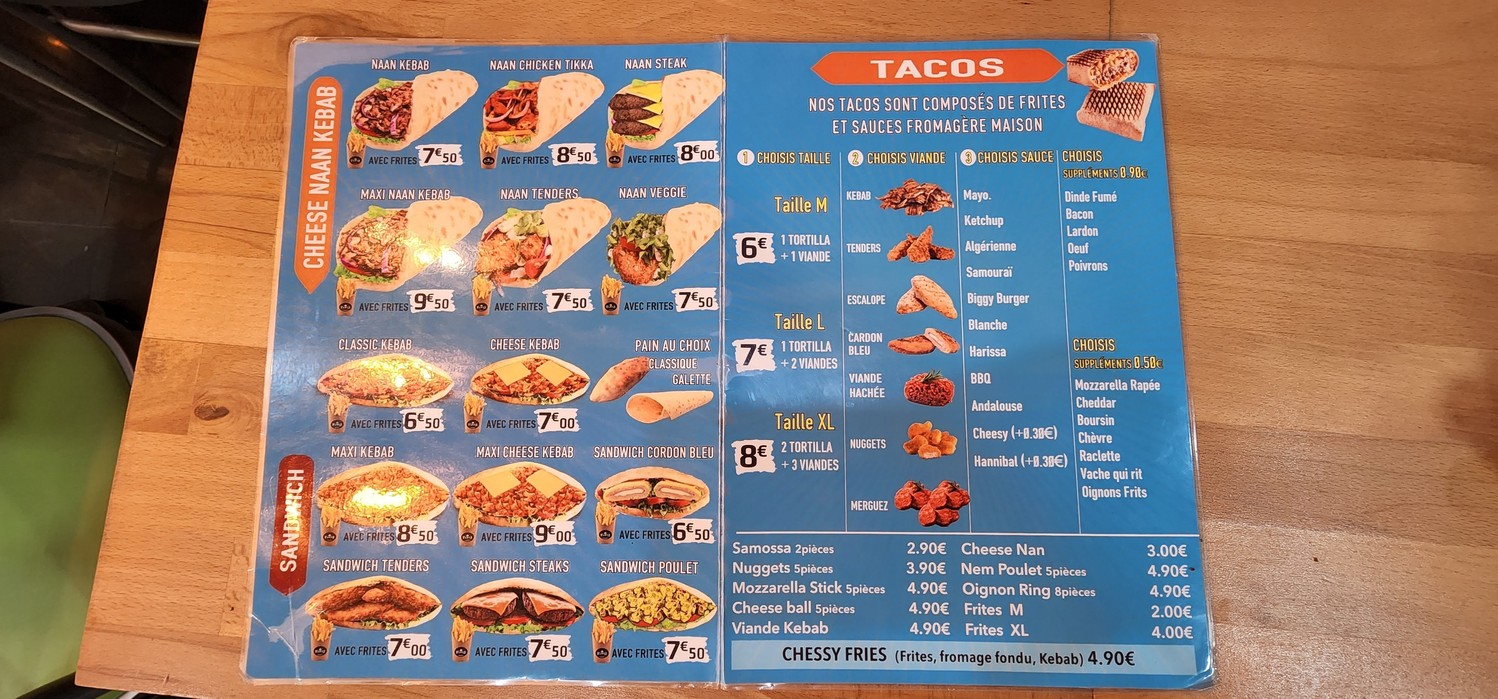 Nawab kebab menu 2