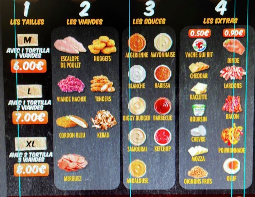 Nawab kebab menu 3