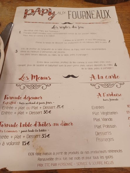 Papy aux Fourneaux I La table d'hôtes I Montparnasse