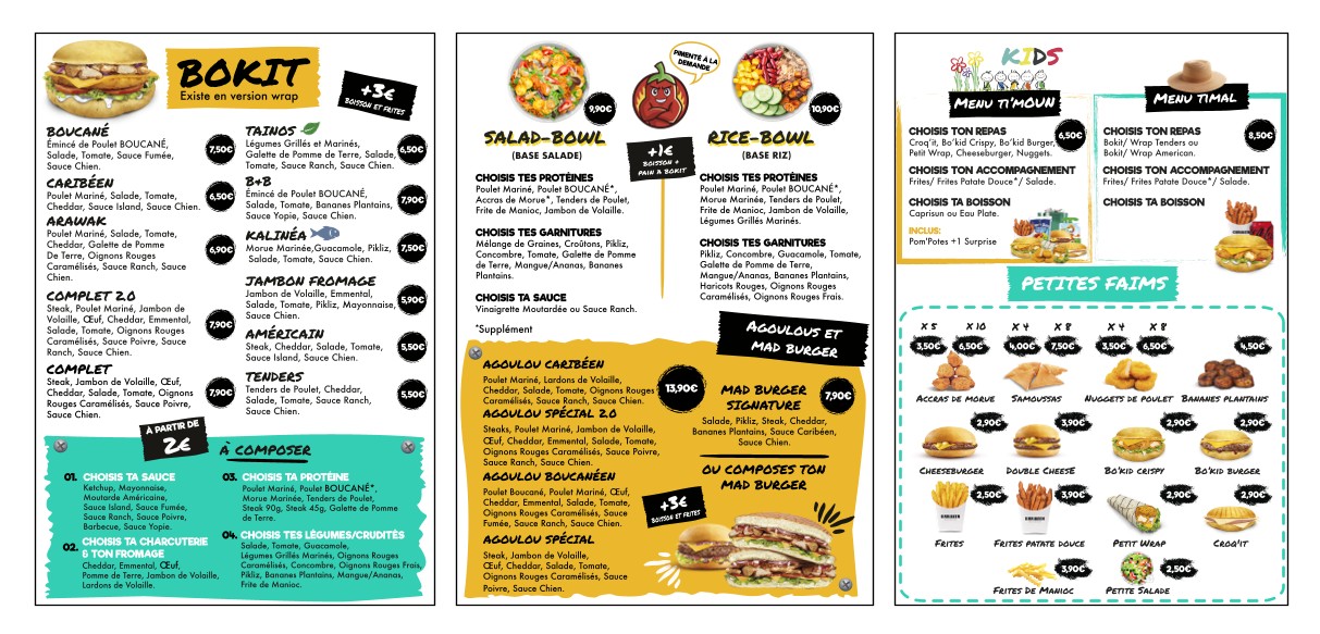 Le Caribéen Paris 10 menu 3