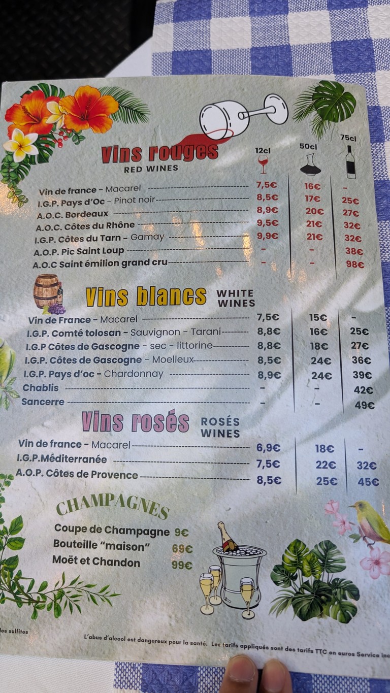 L'Avant Gare - restaurant Gare de l'Est menu 4