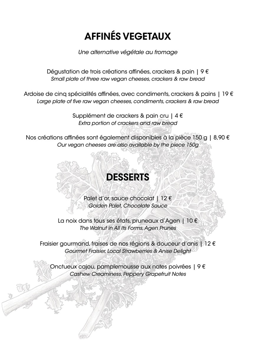 42 Degrés menu 2