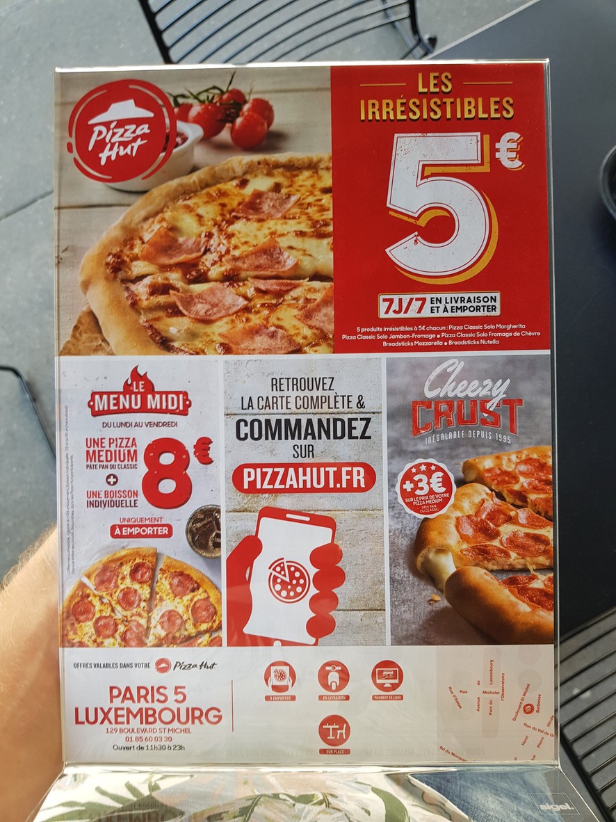 Pizza Hut menu 2