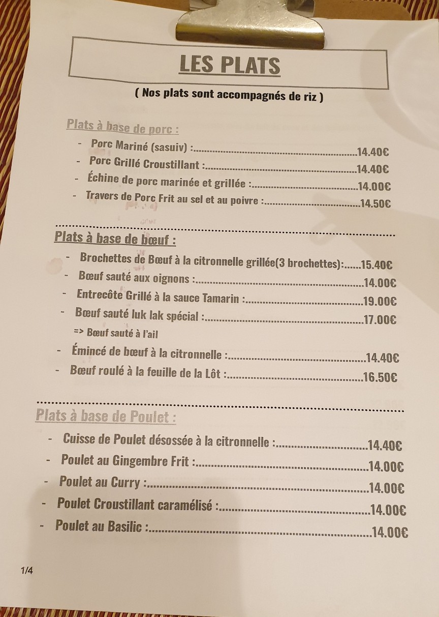 Rambo menu 2