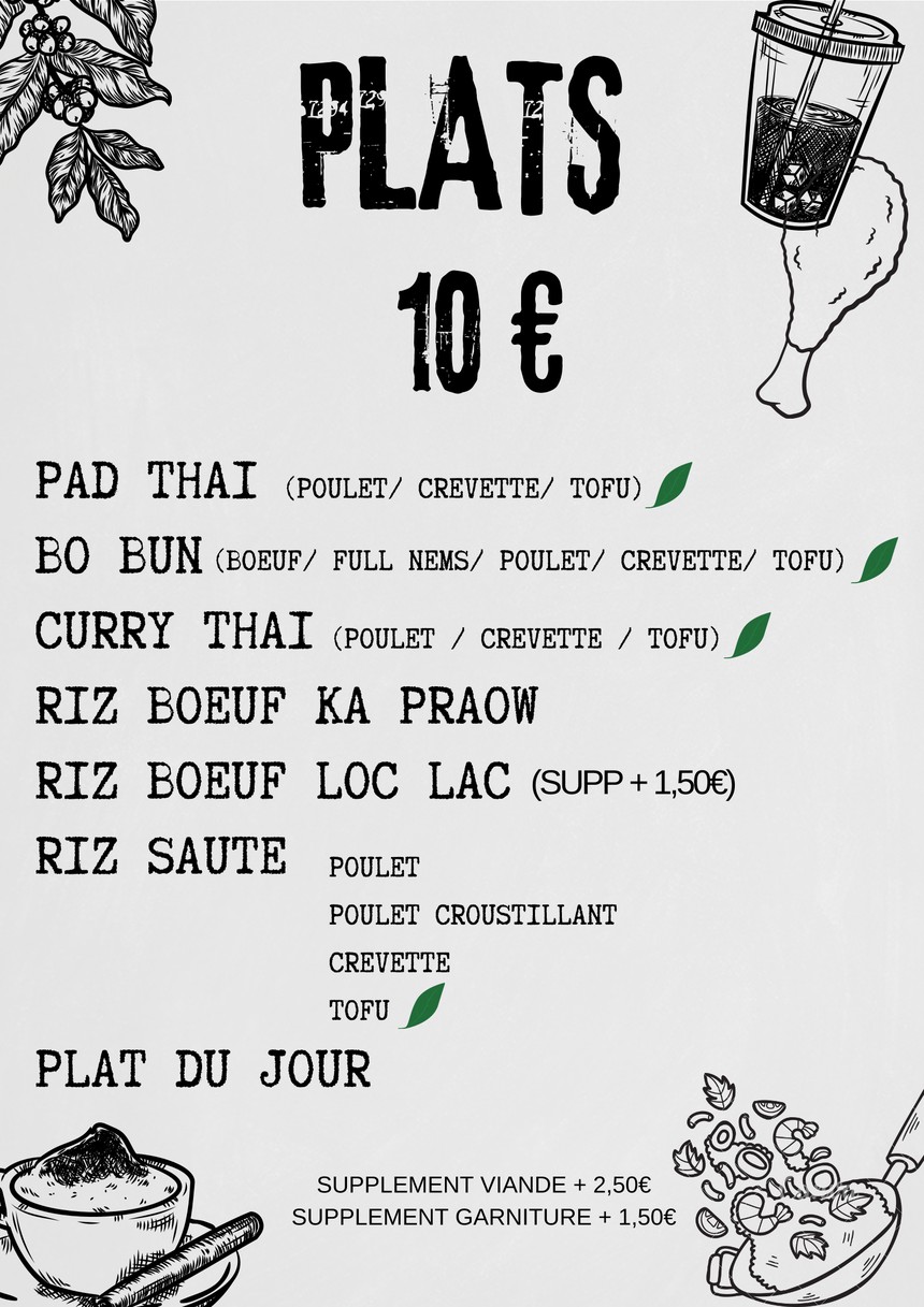 Ka Praow menu 2