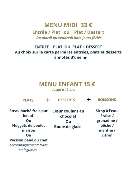 L’ENTRACTE - Restaurant & Réception - Ville d'Avray
