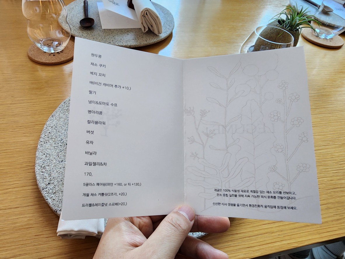 LEGUME menu 1