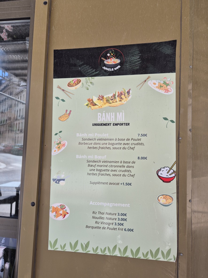 Jungle Wok - Restaurant Thaïlandais Paris 12 menu 4