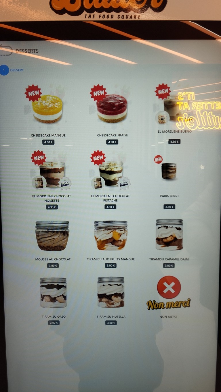Buttler Gennevilliers menu 6