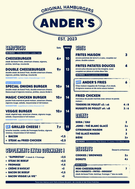 Ander's Hamburger
