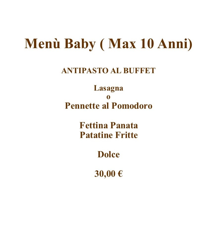 Paradiso Terrestre menu 2