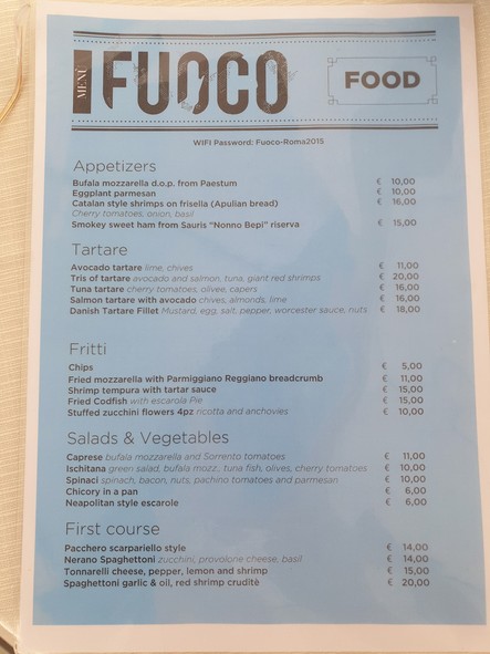 Ristorante Fuoco Bere - Dolce - Salato
