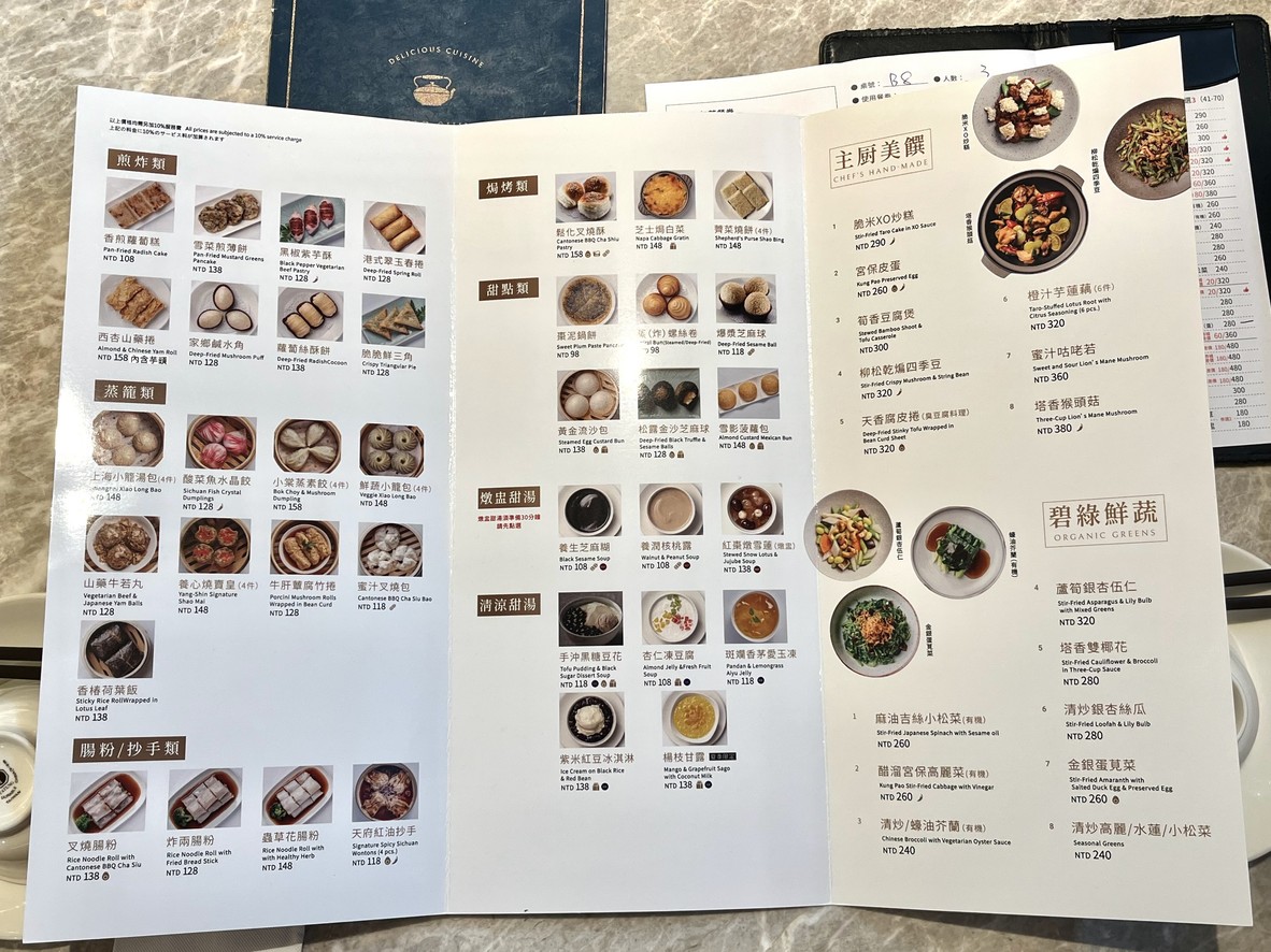 Yang Xin Cha Lou Shu Shi Yin Cha menu 1