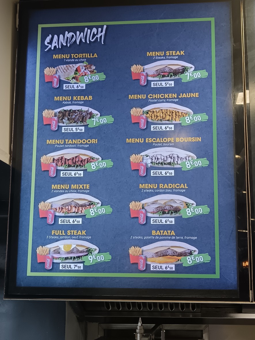 Dream & Food menu 3