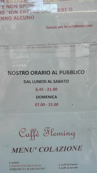 Caffè Fleming Roma