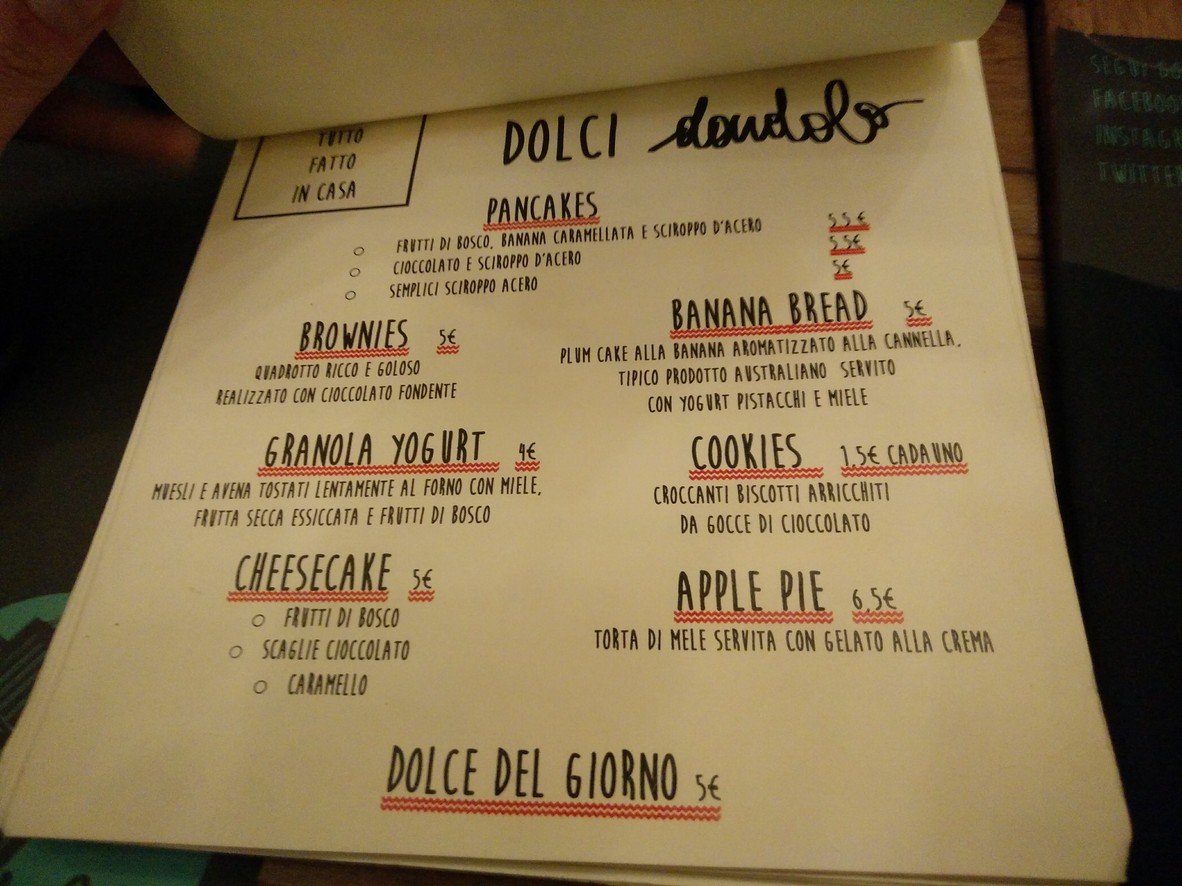 Dondolo menu 6