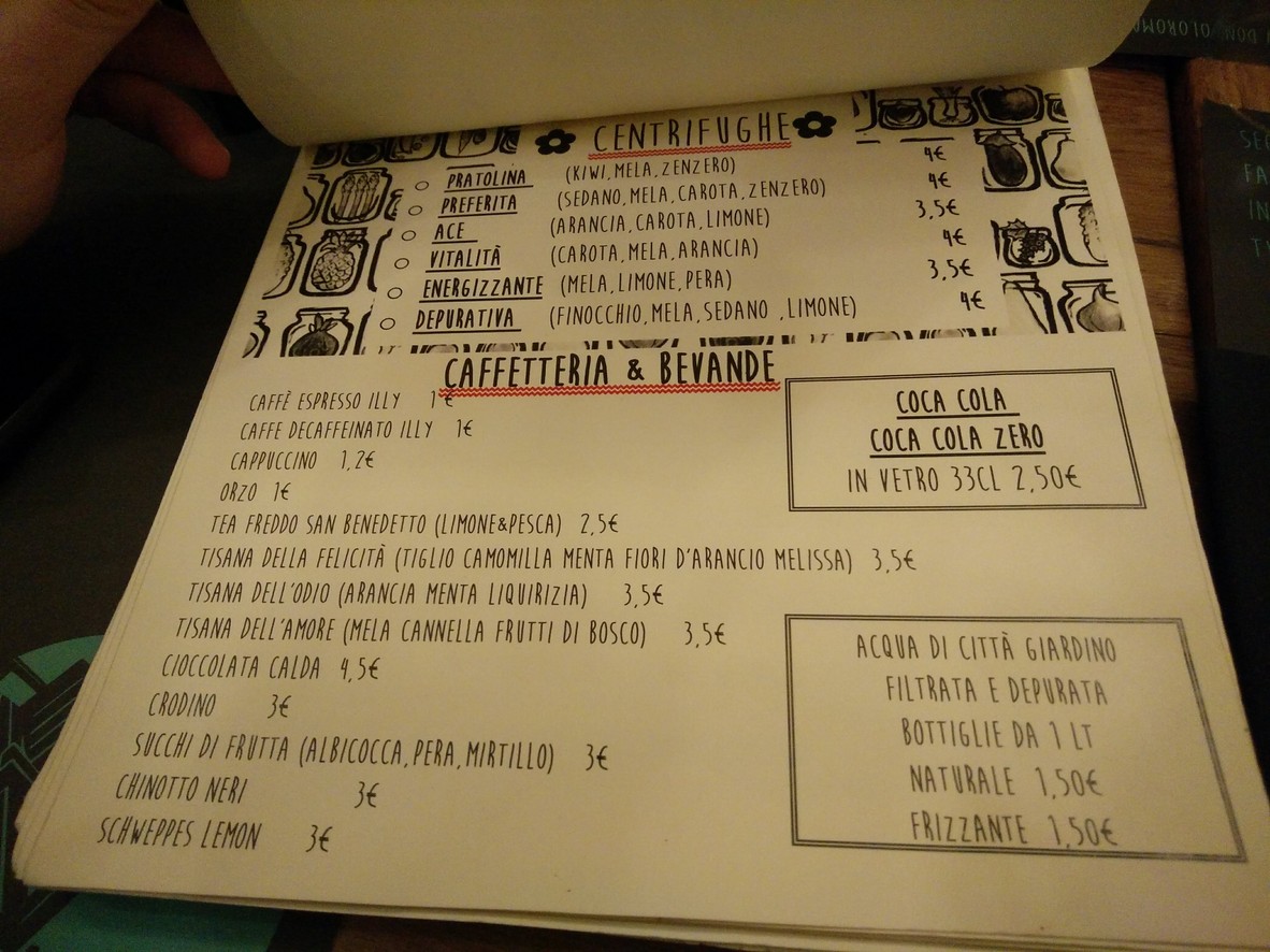 Dondolo menu 8
