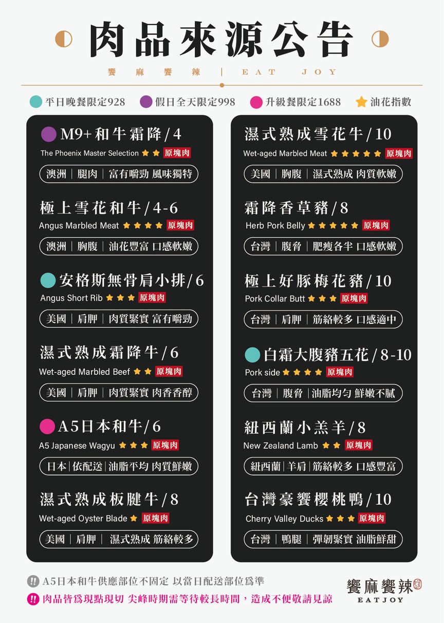 Xiǎng má xiǎng là PLUS - LaLaport Nángǎng diàn｜Táiběi jīngpǐn huǒguō chī dào bǎo menu 4