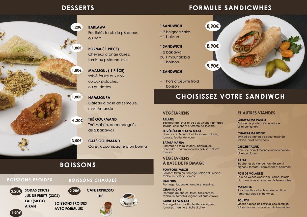 Falafelo menu 2