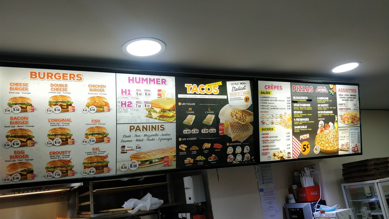 Buffet de Sèvres menu 2