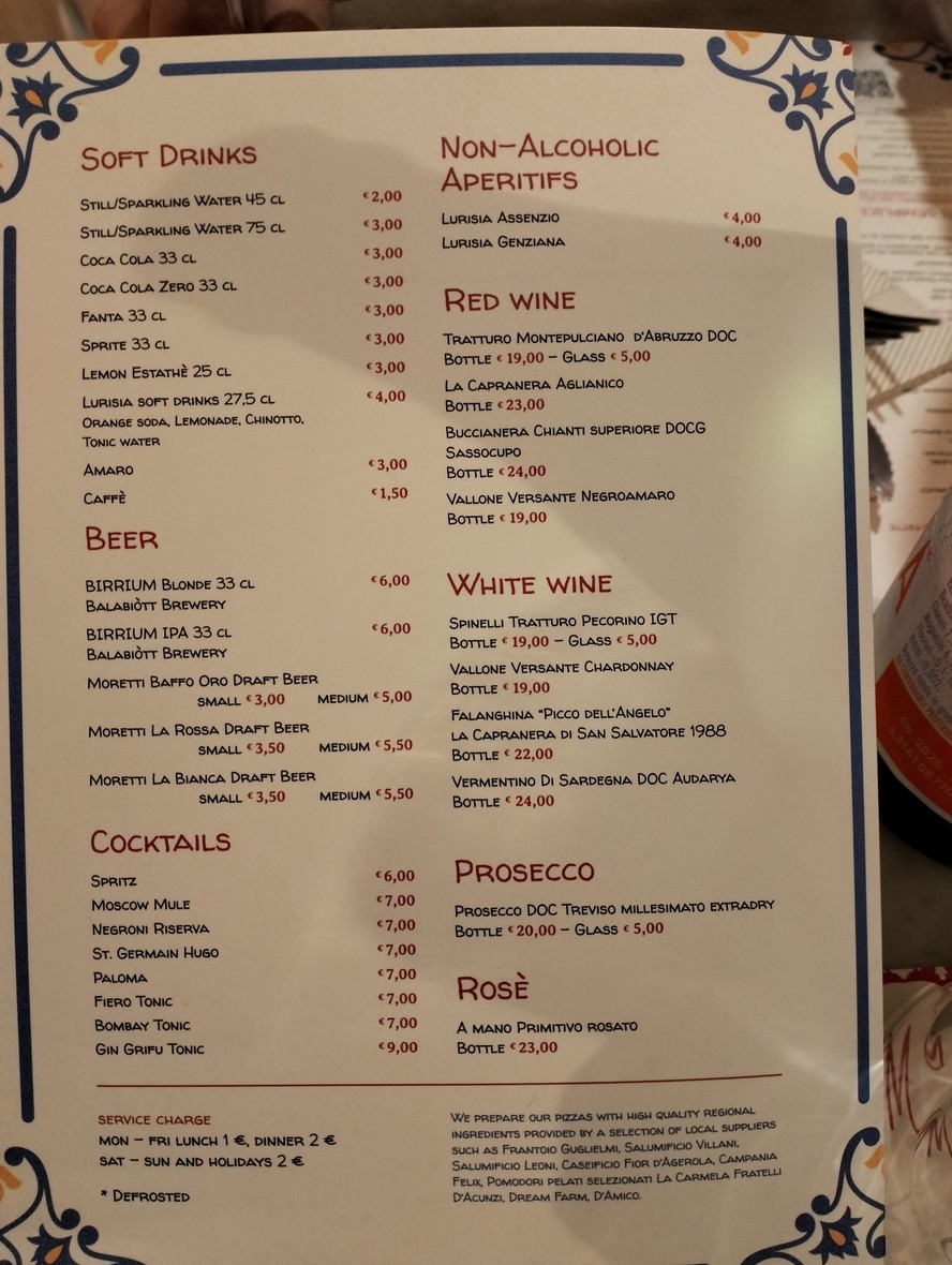 Pizzium - Roma Viale Newton menu 2