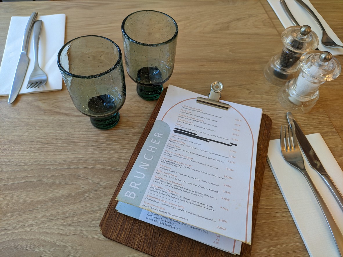 Sosso Restaurant menu 1