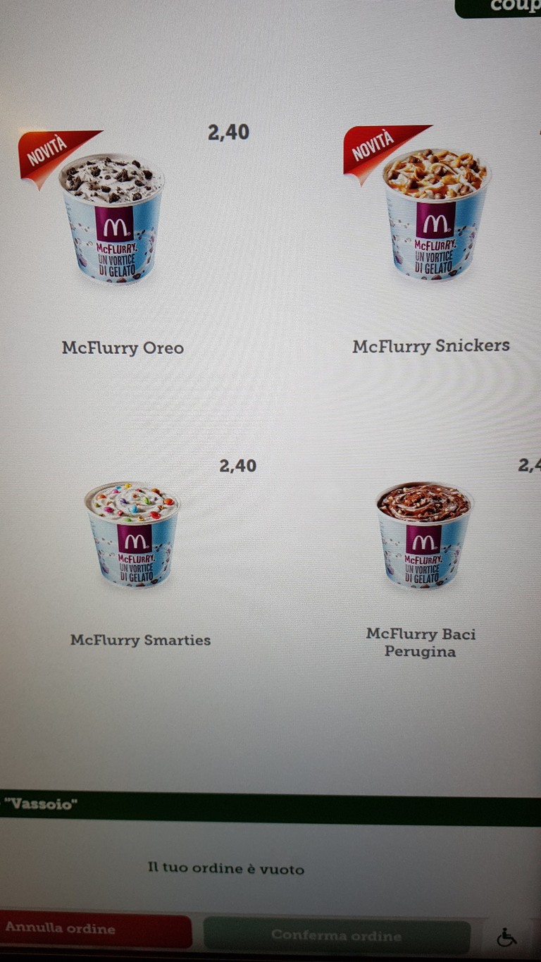 McDonald's menu 3