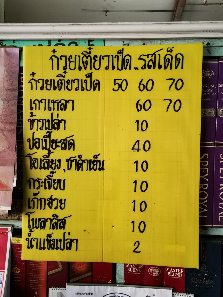 Gǔwèi tiáo běi nǎi yō'ěrchí pòpí xiān ràcháwò menu 1