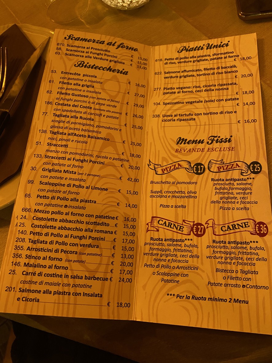 Cottage menu 3