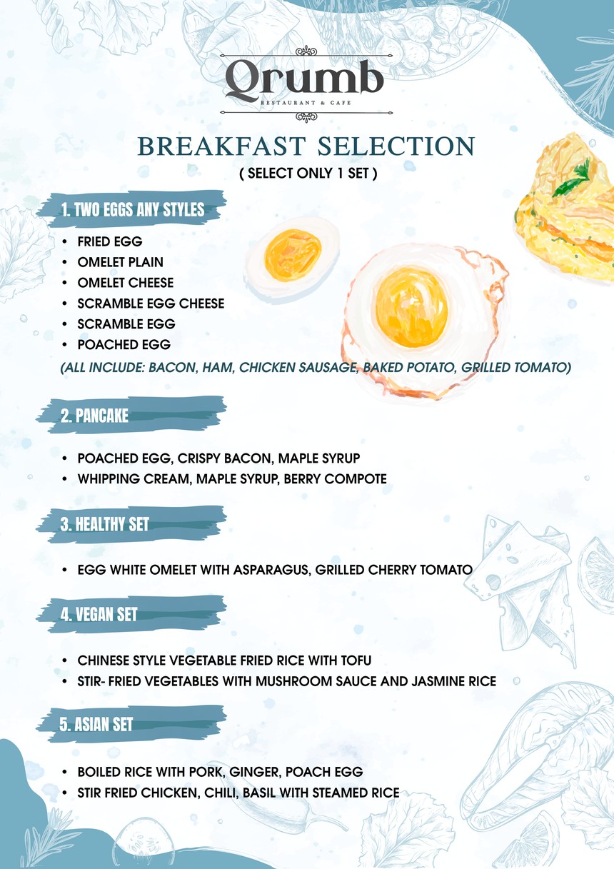 Qrumb menu 1
